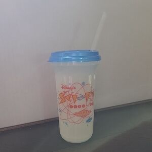 Disney Blue and White Sci-Fi Dine-In Tumbler with straw